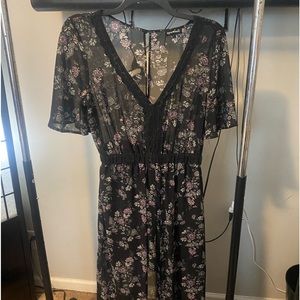 Floral shorts jumper